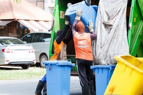 Eco-friendly waste management during flat clearance